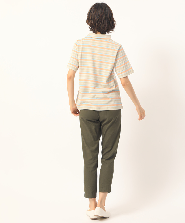 デザイン衿Tシャツ