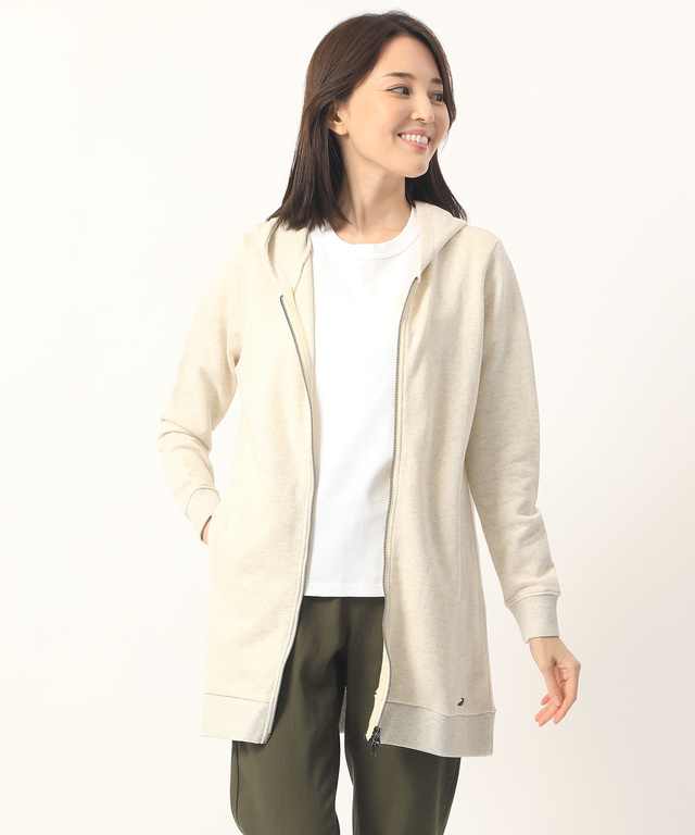 裏毛パーカーチュニック【直営店・オンラインショップ限定商品】