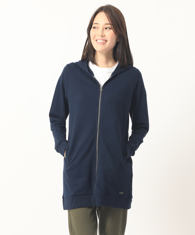 裏毛パーカーチュニック【直営店・オンラインショップ限定商品】