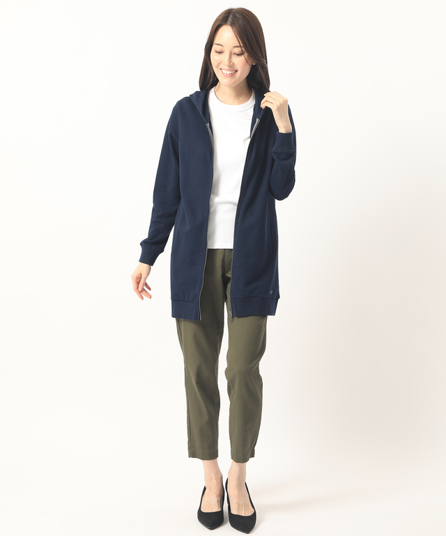裏毛パーカーチュニック【直営店・オンラインショップ限定商品】