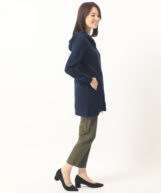 裏毛パーカーチュニック【直営店・オンラインショップ限定商品】