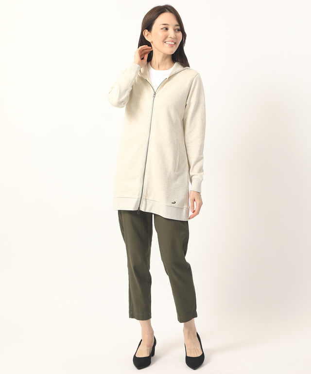 裏毛パーカーチュニック【直営店・オンラインショップ限定商品】