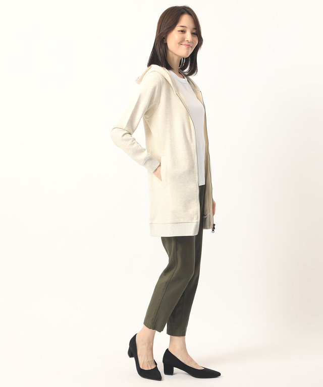 裏毛パーカーチュニック【直営店・オンラインショップ限定商品】
