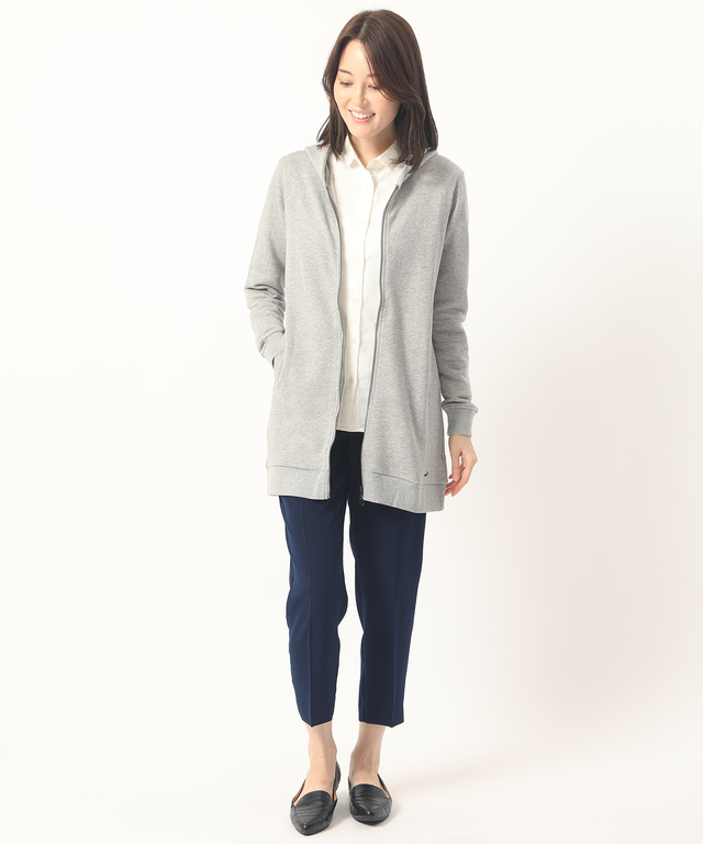 裏毛パーカーチュニック【直営店・オンラインショップ限定商品】