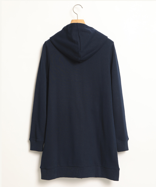裏毛パーカーチュニック【直営店・オンラインショップ限定商品】