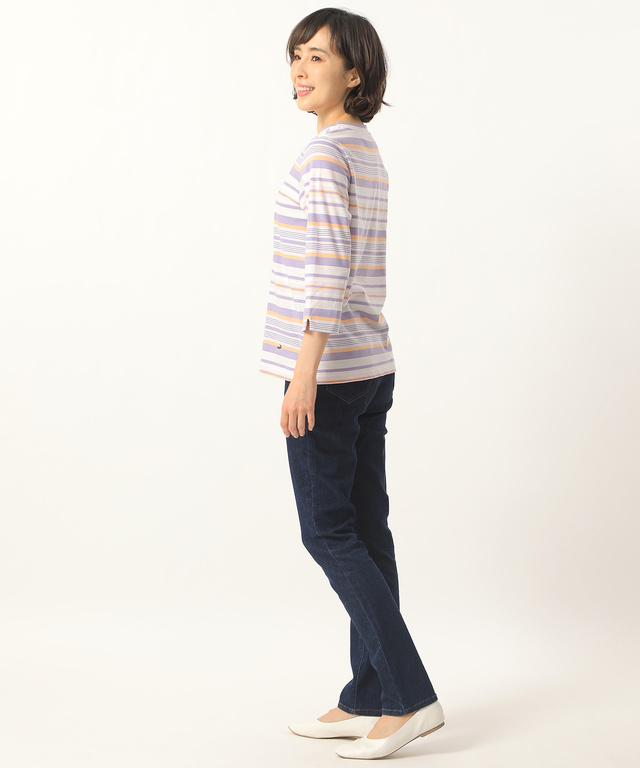 スノーコットンマルチボーダーTシャツ