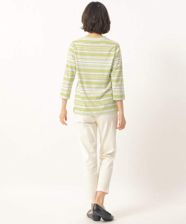 スノーコットンマルチボーダーTシャツ