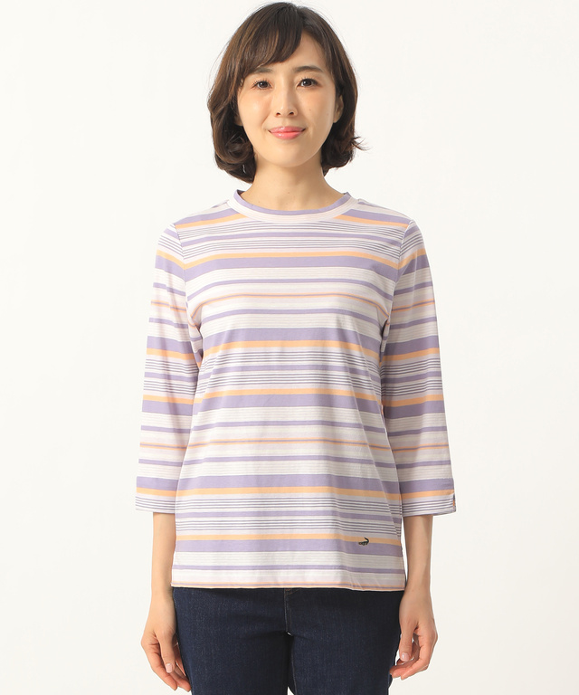 スノーコットンマルチボーダーTシャツ
