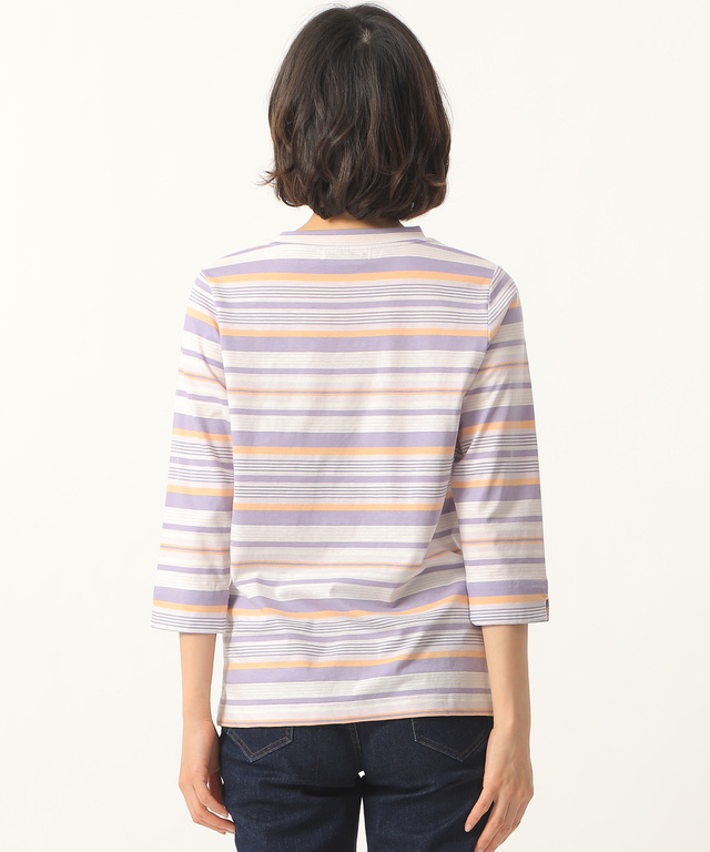 スノーコットンマルチボーダーTシャツ