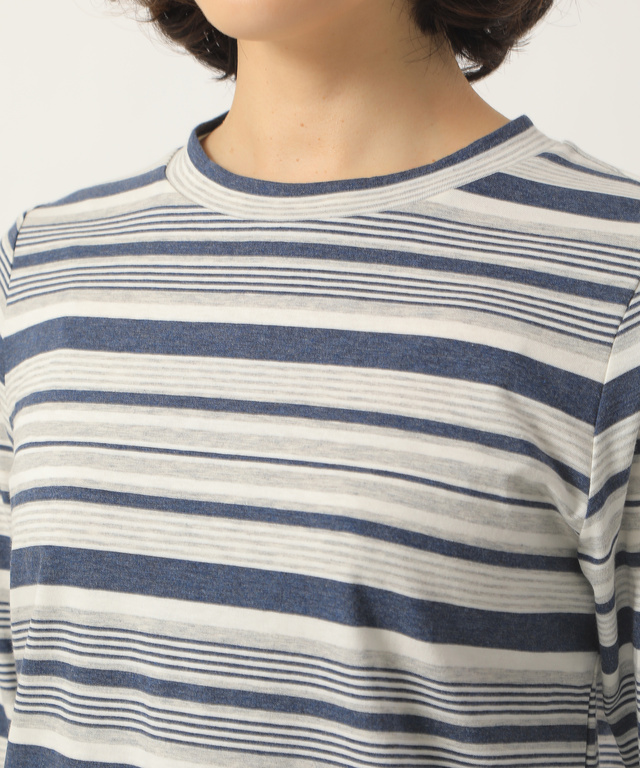スノーコットンマルチボーダーTシャツ