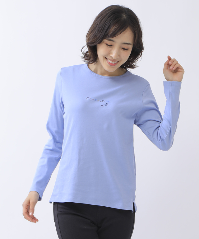 スムース ロゴプリント Tシャツ