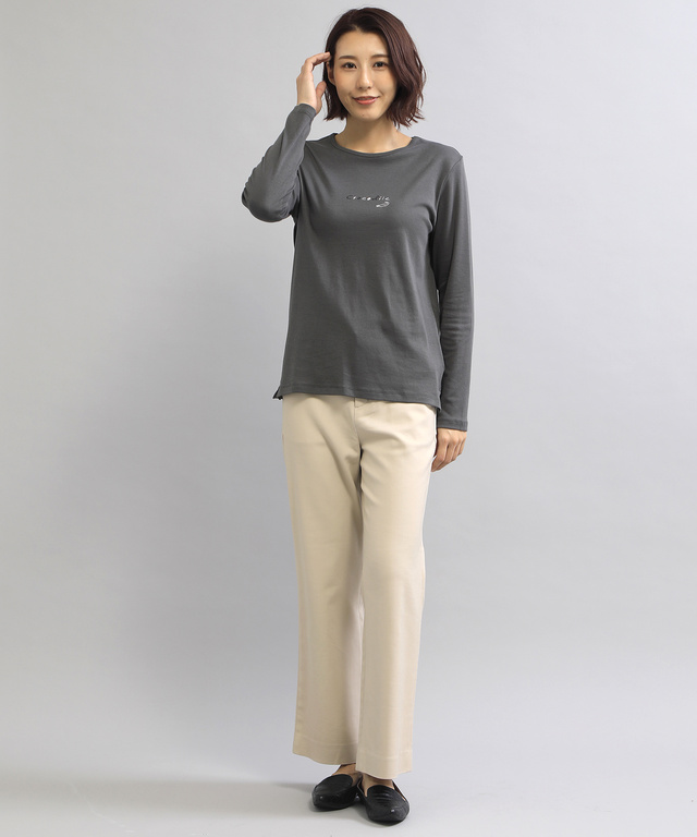 スムース ロゴプリント Tシャツ