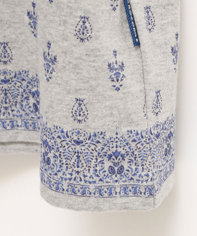 刺繍風プリント カットソー チュニック