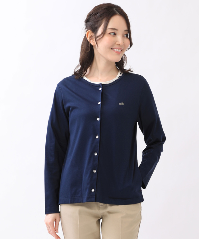 クルーネック カットソー カーディガン【WEB・一部店舗限定】