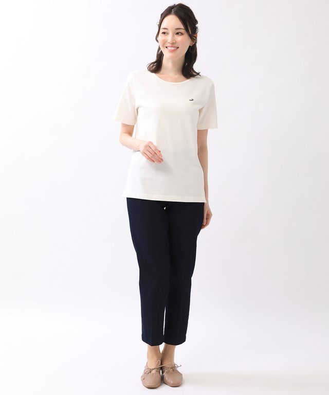 コットン クルーネック Tシャツ【WEB・一部店舗限定】