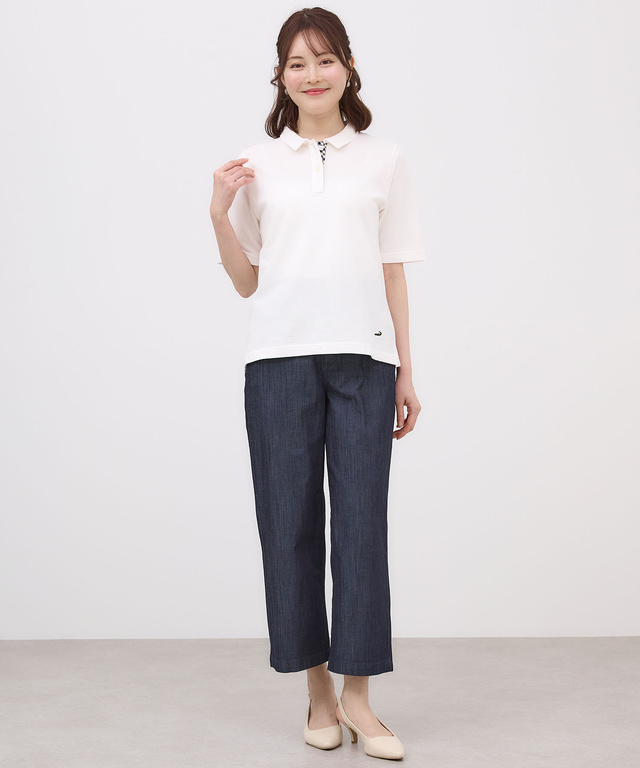 クロコダイルタータン  ポロシャツ