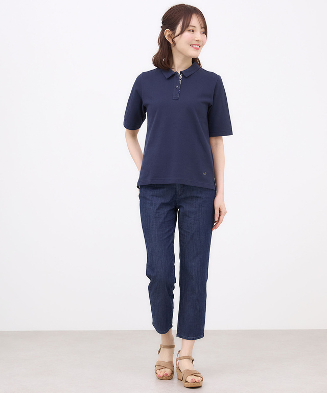 クロコダイルタータン  ポロシャツ