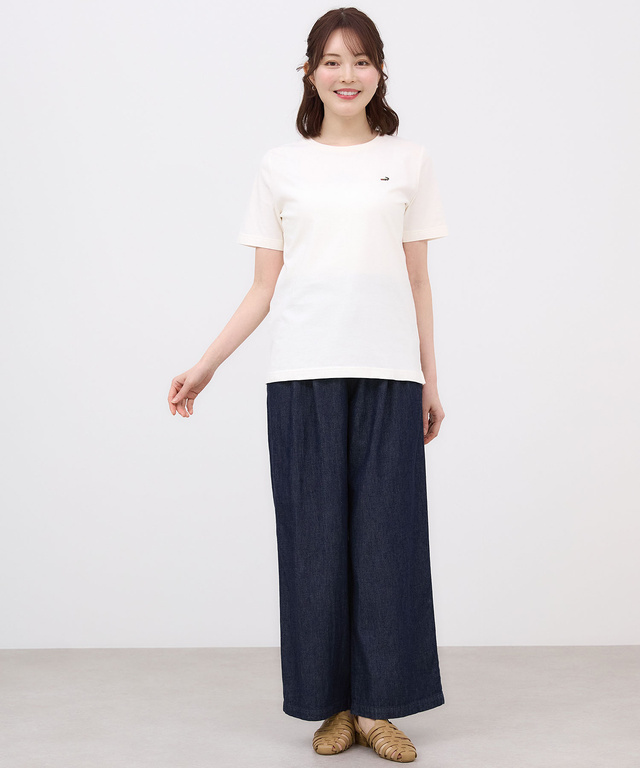 コットン クルーネック Tシャツ