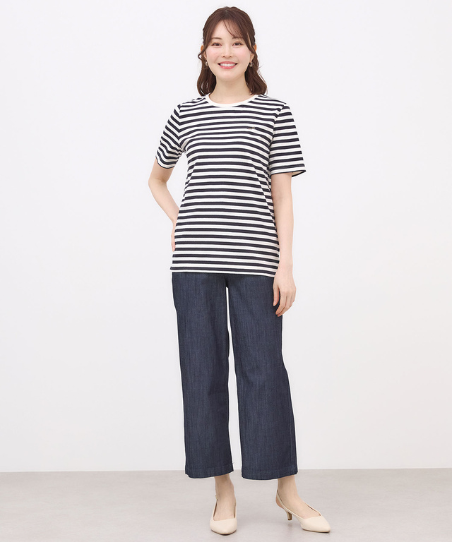 コットン クルーネック Tシャツ