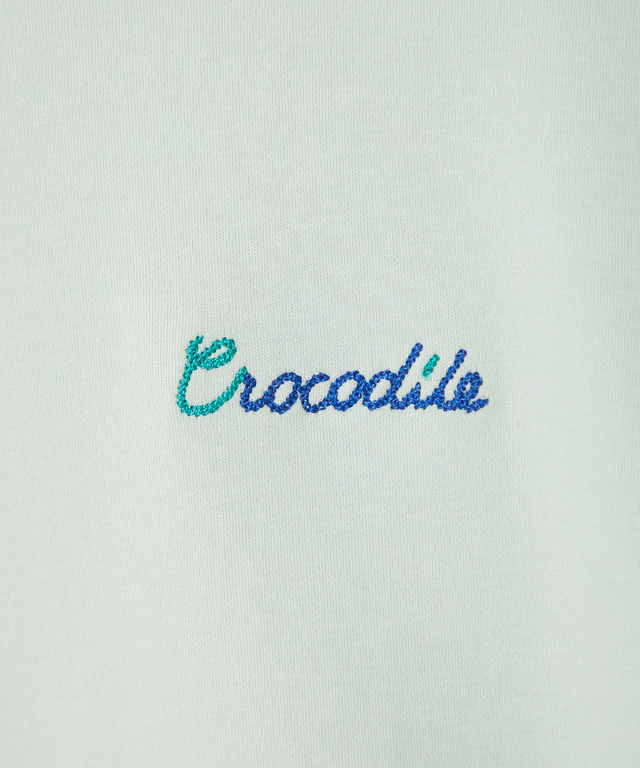 ロゴ 刺繍 カットソー