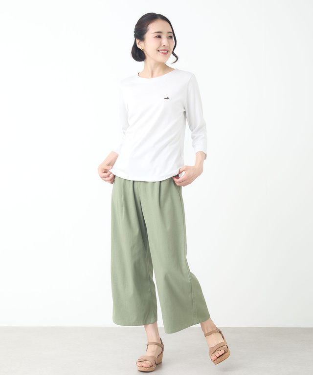 セルロースコットン 七分袖 Tシャツ【吸汗速乾】