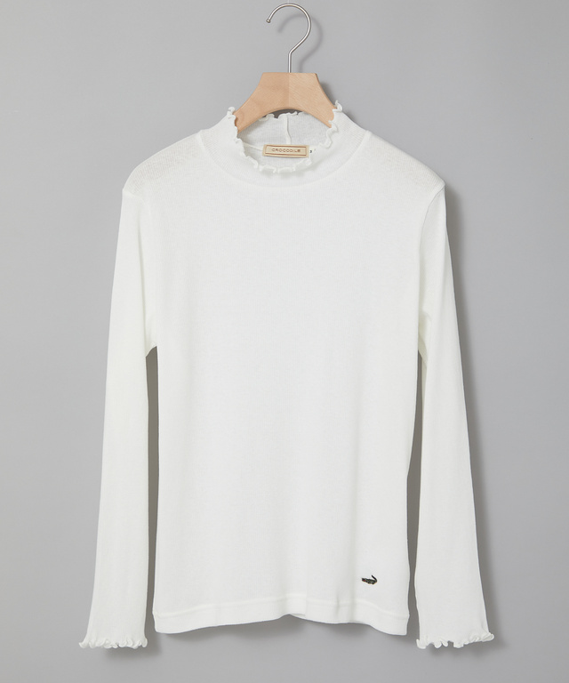 シアーメローハイネック カットソー