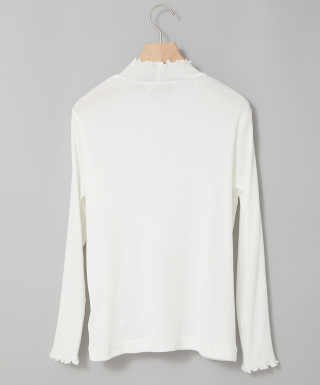 シアーメローハイネック カットソー