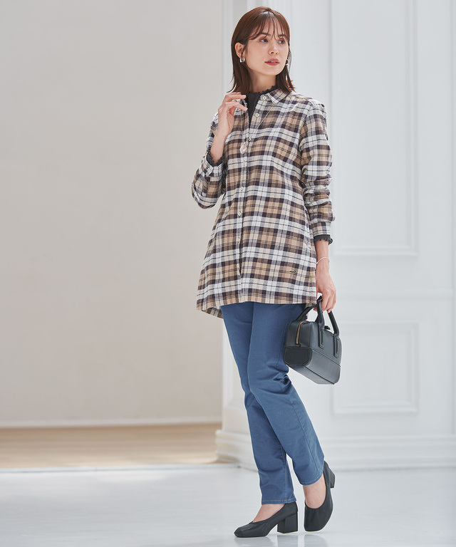 シアーメローハイネック カットソー