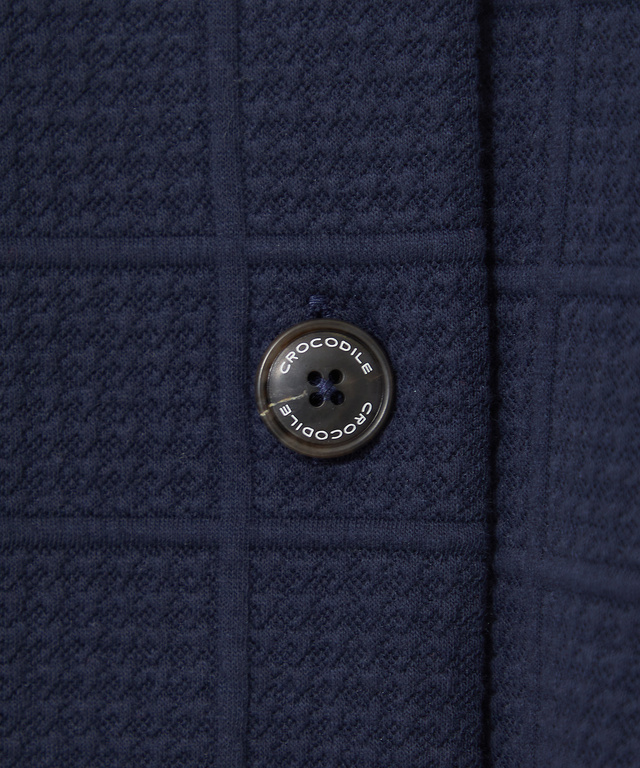 ジャカード キルト ミドル丈コート