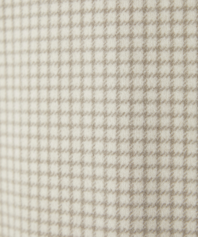 ステンカラー 千鳥柄 ジップジャケット【手洗いOK】