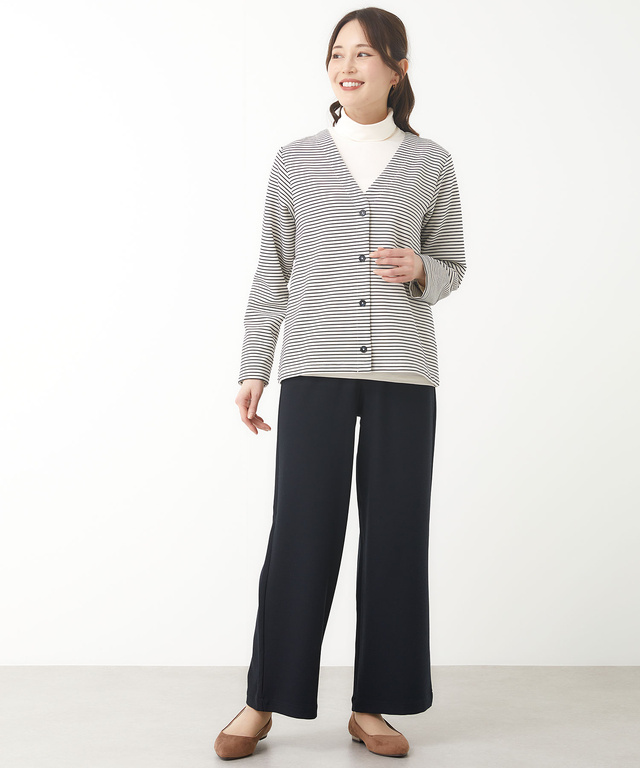 Vネック カット カーディガン【一部店舗限定】