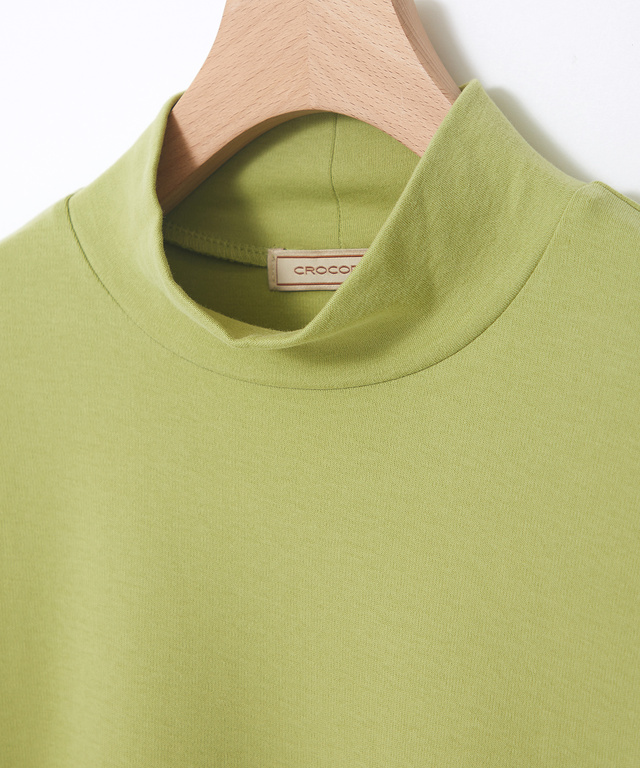 スムース ハイネック カットチュニック