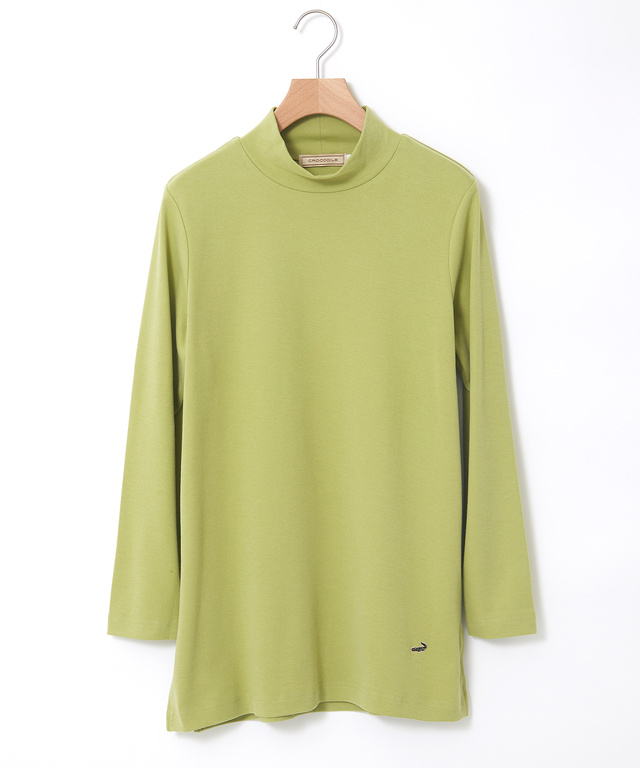 スムース ハイネック カットチュニック