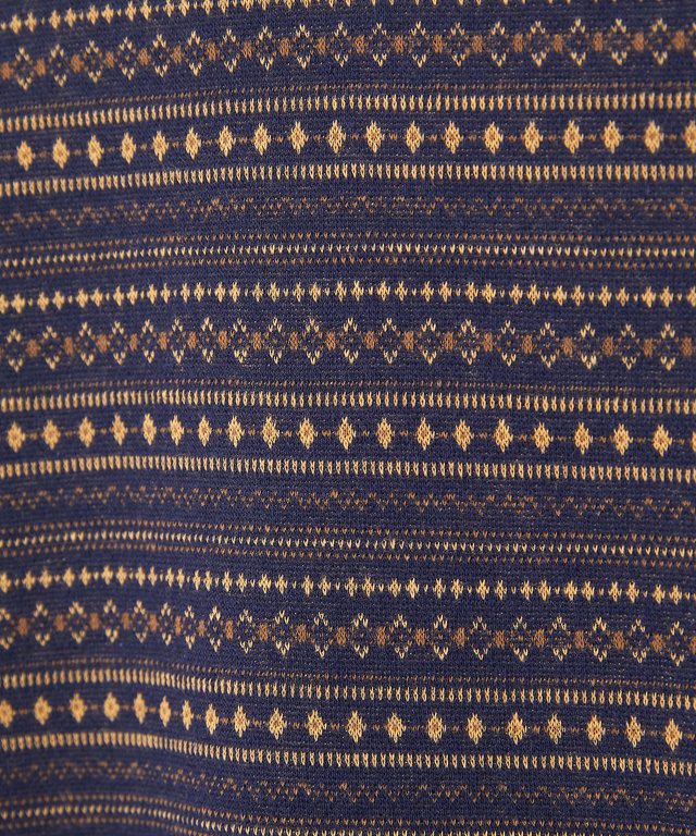 ジャカード ノルディック柄 ハイネックカットソー