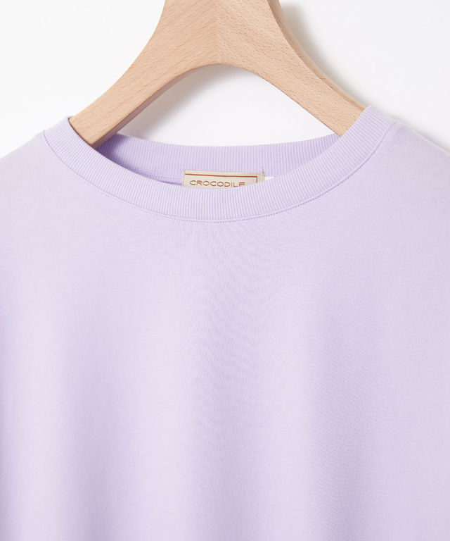コットンブレンド ワイドシルエット Tシャツ
