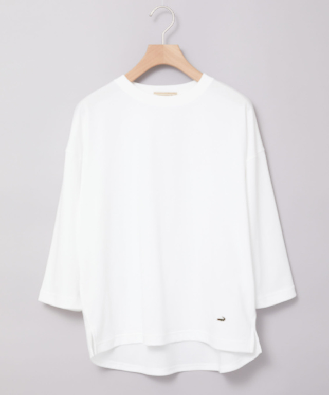 コットンブレンド ワイドシルエット Tシャツ