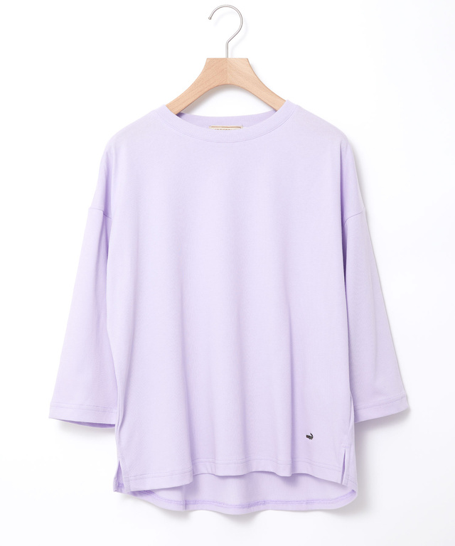 コットンブレンド ワイドシルエット Tシャツ