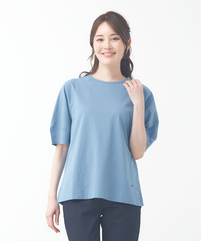 プレーティング天竺 ラグラン Tシャツ