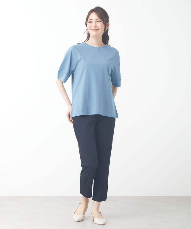 プレーティング天竺 ラグラン Tシャツ