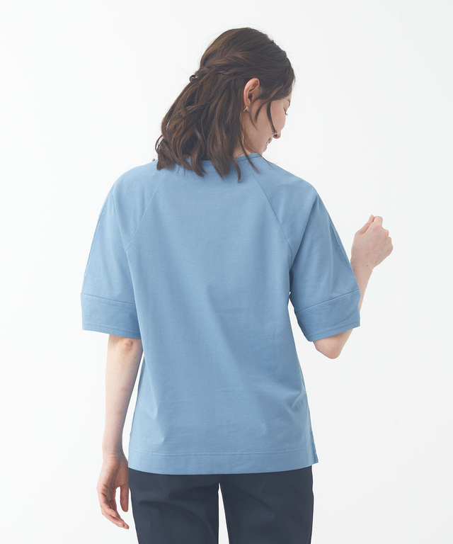 プレーティング天竺 ラグラン Tシャツ