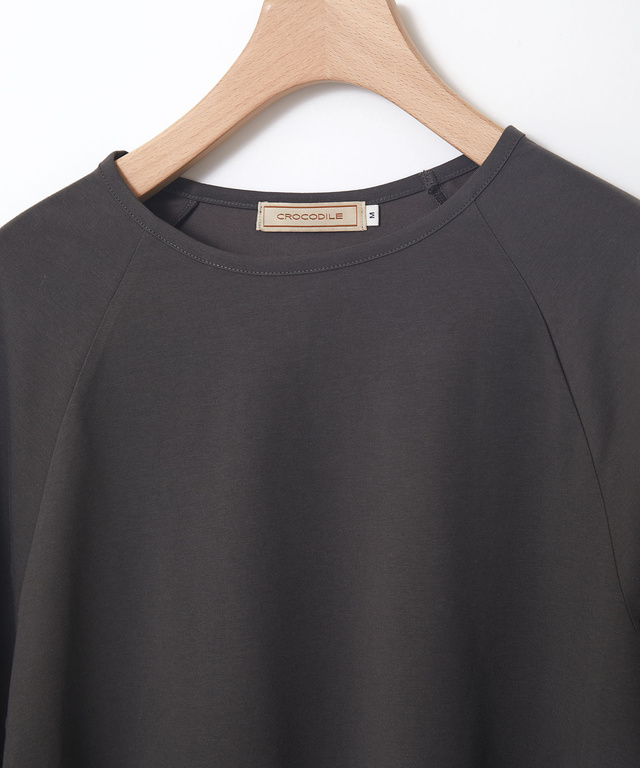 プレーティング天竺 ラグラン Tシャツ