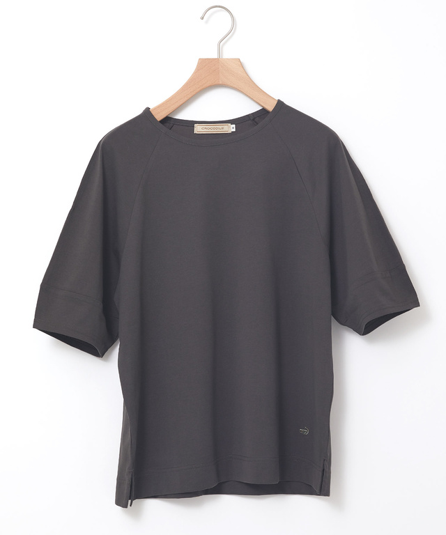 プレーティング天竺 ラグラン Tシャツ