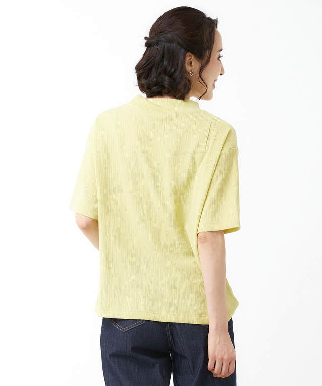 モックネック 襟デザイン Tシャツ