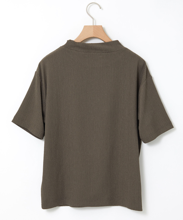 モックネック 襟デザイン Tシャツ