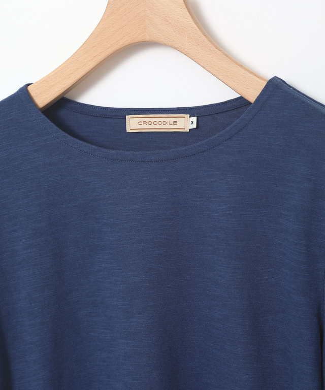 スラブ天竺 フリルスリーブ Tシャツ
