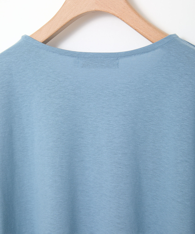 スノーリネン タックデザイン Tシャツ【接触冷感】