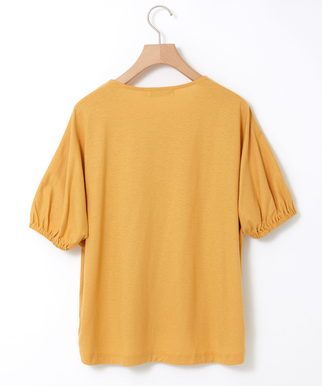 スノーリネン タックデザイン Tシャツ【接触冷感】