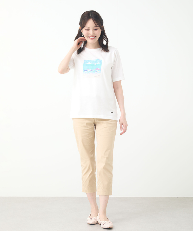 モチーフプリント Tシャツ