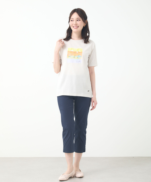 モチーフプリント Tシャツ