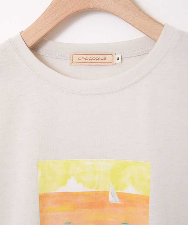 モチーフプリント Tシャツ